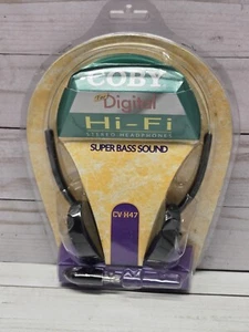 Coby Digital Hi-Fi CV-H47 Super Bass Headphone's NOP Missing Stereo Jack - Picture 1 of 5