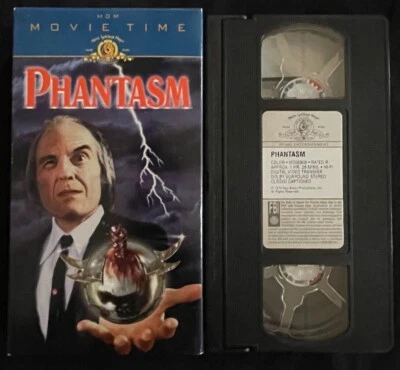Phantasm VHS Tape Horror Rare MGM Video Release Angus Scrimm 1979 - Image 1 of 4