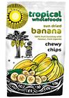 Tropical Wholefoods Fairtrade Organic Chewy Banana Chips 150G-10 Pack