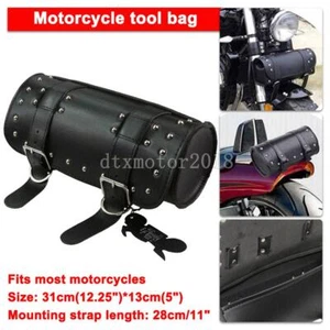 PU Tool Bag Saddlebag Black For Honda Shadow VT 600 700 750 1100 VTX1300 VTX1800 - Bild 1 von 5