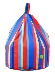 Grande borsa multicolore a righe fagioli con fagioli di Bean Lazy - Foto 1 di 1
