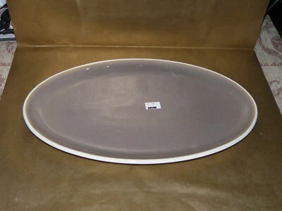 denby truffle large oval serving platter / plate