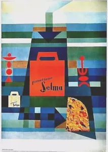Original vintage poster SELMA ITALIAN PANETTONE BRED c.1970 - Picture 1 of 1