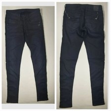 G-Star Raw Jeans Sz 27 x 35 Midge Cody Mid Rise Skinny Dark Midnight Blue Womens