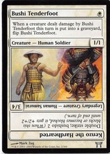 Bushi Tenderfoot *Uncommon* Magic MtG x1 Champions of Kamigawa SP