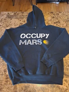 Suéter con capucha para hombre talla mediana SPACE X OCCUPY MARS - Problemas, lee - Imagen 1 de 11