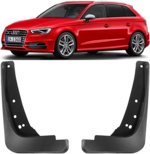 OE Front Pair Splash Guards Mud Flaps For 2013-2020 Audi S3 A3 S Line Sportback - Picture 1 of 5