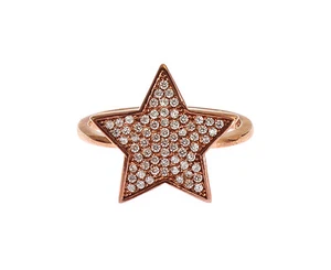 NIALAYA Authentic Ring Womens Clear CZ Star 925 Silver s. US5 / EU50 RRP $150 - Picture 1 of 10
