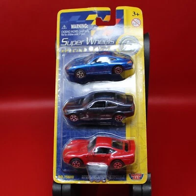 Motor Max Super Wheels 2002 edición especial paquete de 3 Porsche BMW Foto 1 de 4