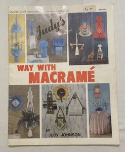 Judy’s “Way With Macrame” By Judy Johnson 1979 - Picture 1 of 2