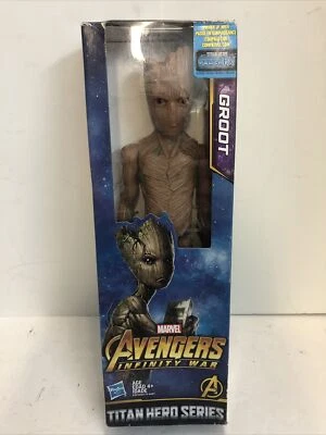Figura de acción Hasbro Marvel Avengers Infinity War Groot 12" - Serie Titan Hero Foto 1 de 4