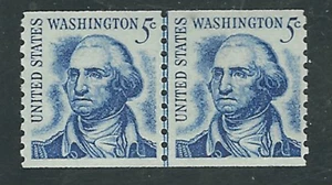 Scott #1304...5 Cent...Washington....4 Joint Line Pairs - Picture 1 of 1