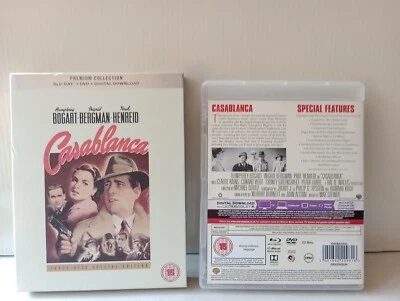 CASABLANCA 3 DISC Blu-ray DVD COMBO HUMPHREY BOGART INGRID BERGMAN CLAUD RAINS - Image 1 of 3