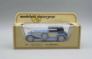 Matchbox Models of Yesteryear Y16-2 1928 Mercedes SS MIB Blue/Fawn - Picture 1 of 2