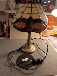 Honsel Vintage Retro Tischlampe Tiffany Sil - Bild 1 von 5