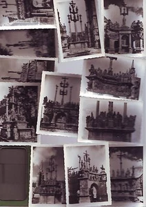 Tasche 12 Fotos Schwarz-Weiß-Ansichten: Kalvarienberg der Bretagne - Yvon - Bild 1 von 1