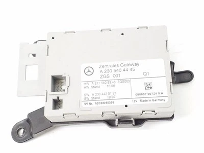 Mercedes-Benz SL R230 2009 Benzin Gateway-Steuermodul A2305404445 285kW EZE19912 - Immagine 1 di 4