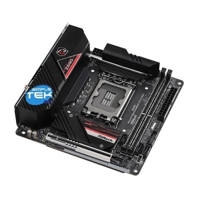 ASROCK Z690 PHANTOM GAMING-ITX/TB4 LGA 1700 12TH 13TH 14TH DDR5 WIFI 6E +BT 5.3 - Image 1 of 4