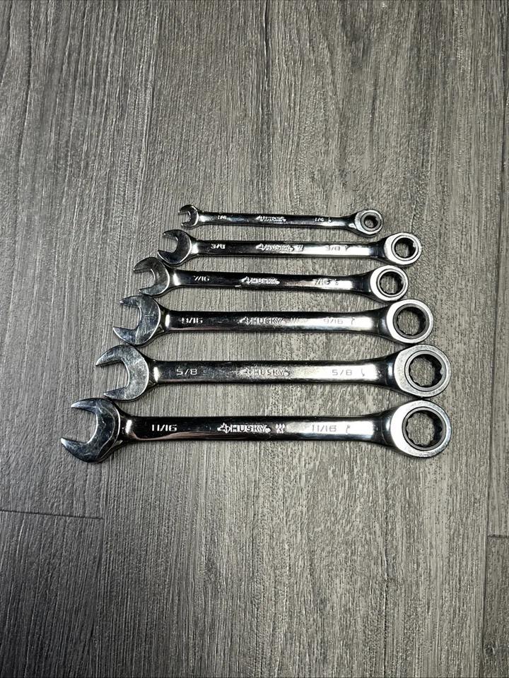 Llave combinada de trinquete Husky Tools - Elige tu tamaño Foto 1 de 1