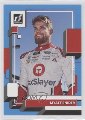 2023 Panini Donruss NASCAR Carolina Blue Myatt Snider #80 - Image 1 of 2