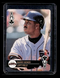 1994 Bicycle Aces Playing Cards Ace of Clubs Barry Bonds NG02 - Bild 1 von 2