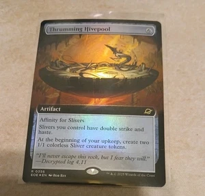 Thrumming Hivepool FOIL (Extended Art) - Edge of Eternities Pack Fresh MTG MINT - Picture 1 of 1