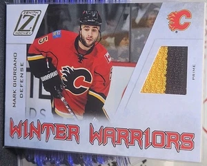 10-11 Panini Zenith Mark Giordano Winter Warriors Prime Game Used Jersey #/50 - Picture 1 of 3
