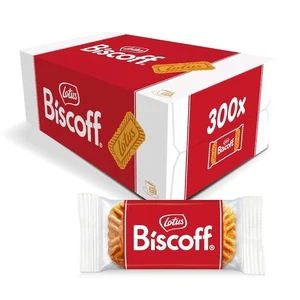Lotus Biscoff Karamellgebäck Einzeln verpackt Büro Kaffee Vegan 1875g 300er Pack - Bild 1 von 6