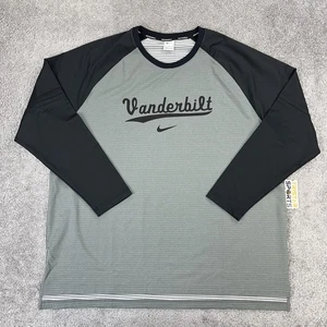 Vanderbilt Commodores Shirt Herren 3XL grau schwarz Baseball Nike Top PE Team Issue - Bild 1 von 10