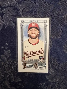 DYLAN CREWS 2025 Topps Allen & Ginter A&G Back Mini Rookie Card #120 RC SP NATS - Picture 1 of 2
