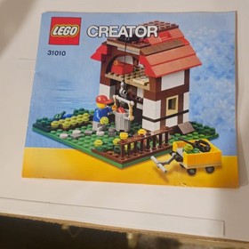 LEGO Creator 31010 Cottage w Instructions Parts Lot Appears Near Complete