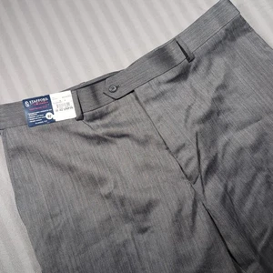 Stafford Performance Anzughose für Herren grau klassische Passform ganzjährig leicht 42 neu mit Etikett - Bild 1 von 9