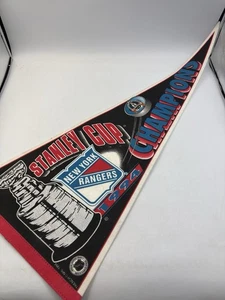 Vintage New York Rangers 1994 NHL Stanley Cup Champions Wimpel 12X30 90s Trench - Bild 1 von 4