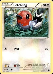 Pokemon - Fletchling #94/114 - XY - Steam Siege Common - Bild 1 von 2
