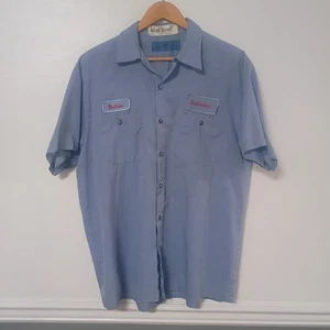 Vintage Budweiser Wearhouse Work Shirt XL - Picture 1 of 3