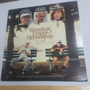 Wrestling Ernest Hemingway Laserdisc Widescreen Extended Play Duvall MacLaine - Picture 1 of 4