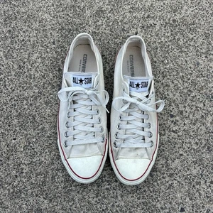 Made In USA Converse All Star Chuck Taylor Low Top White, Size 10 - Picture 1 of 8