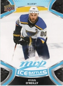 21-22 2021-22 UD MVP Ryan O'Reilly Ice Battles INSERTO DE IMPRESIÓN CORTA #212-Azul - Imagen 1 de 1