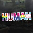Human LGBT Flags Rainbow Lesbian Bisexual Pansexual Transgender - Vinyl Decal