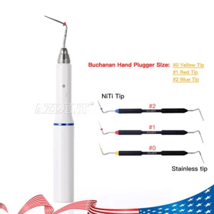 Sistema de obturación dental Endo Gutta Percha pluma térmica / puntas #0 #1 #2 - Imagen 1 de 20