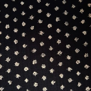 Indigo Small Dots Digitally Printed Japan Import Traditional Linen Cotton Fabric - Picture 1 of 7