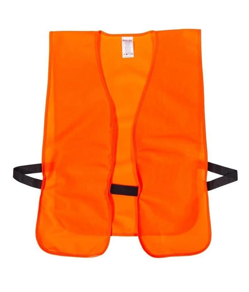 Allen Blaze Orange Adult Big Man Hunting Safety Vest fits Chest 52" to 60" - Image 1 of 1