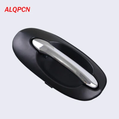 Manijas de puerta exterior exterior trasera derecha cromadas/negras aptas para Kia Sedona 2002-2005 Foto 1 de 4