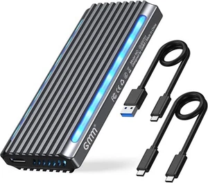 M.2 NVMe SSD Enclosure Adapter USB C 3.2 Gen 2 SSD 2242/2260/2280 - Photo 1/9