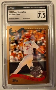 Albert Pujols 2002 Topps MLB Rookie Gold Cup Opening Day Card (RC) #5 - Picture 1 of 1