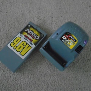 Nikko 9.6V NI-MH Quick Charger plus UNTESTED BATTERY RC Free UK P+P READ DESC - Picture 1 of 10