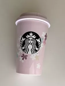 Taza Starbucks to go Sakura 12 oz termo/flor de cerezo - Imagen 1 de 8