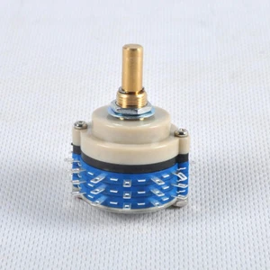 1 pieza 3 polos 12 pasos interruptor giratorio atenuador control de volumen hágalo usted mismo amplificador de tubo de audio - Imagen 1 de 4