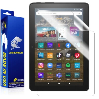 ArmorSuit Amazon Fire HD 8 Clear or Matte Screen Protector (2022 Version) - Image 1 of 4