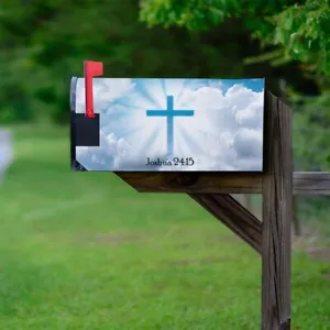 Christian Mailbox Covers Joshua 24:15 VWAQ - MBM53 - Picture 1 of 5